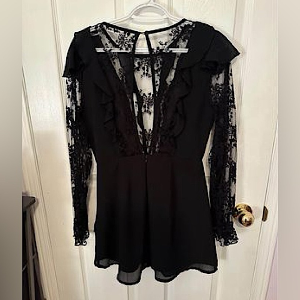 NA-KD Lace Dress - Black